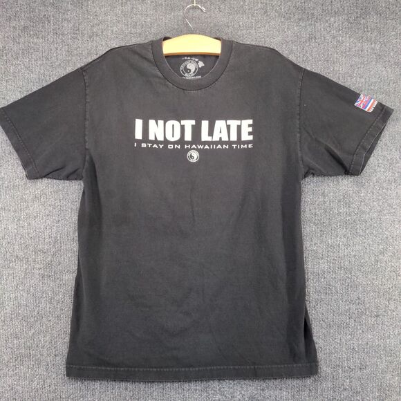 T&C Surf Designs Mens Hawaii Graphic Tee Shirt Black Large Short Sleeve - Picture 2 of 14